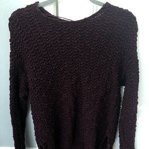 Maroon sweater